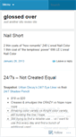 Mobile Screenshot of glossedoverreviews.wordpress.com