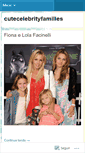 Mobile Screenshot of cutecelebrityfamilies.wordpress.com