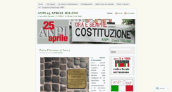 Desktop Screenshot of anpi25aprile.wordpress.com