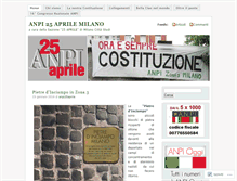 Tablet Screenshot of anpi25aprile.wordpress.com