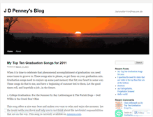 Tablet Screenshot of jdpenney.wordpress.com
