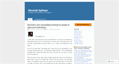 Desktop Screenshot of devorahspilman.wordpress.com