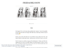 Tablet Screenshot of fridaohlsson.wordpress.com