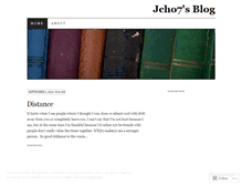 Tablet Screenshot of jcho7.wordpress.com