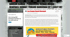 Desktop Screenshot of bangunrumahproperti.wordpress.com