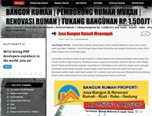 Tablet Screenshot of bangunrumahproperti.wordpress.com