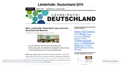 Desktop Screenshot of laenderhalle2010.wordpress.com