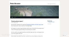 Desktop Screenshot of peterbroxton.wordpress.com