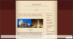Desktop Screenshot of marileeh.wordpress.com
