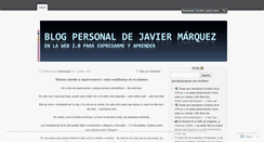 Desktop Screenshot of javimarquez.wordpress.com