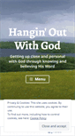 Mobile Screenshot of hanginoutwithgod.wordpress.com