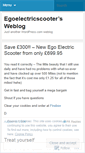 Mobile Screenshot of egoelectricscooter.wordpress.com