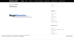 Desktop Screenshot of gorillamic.wordpress.com
