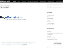 Tablet Screenshot of gorillamic.wordpress.com