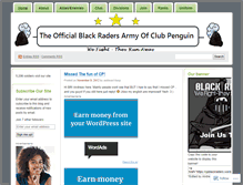 Tablet Screenshot of cpblackraders.wordpress.com