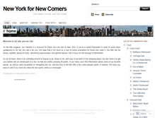 Tablet Screenshot of newyorkfornewcomers.wordpress.com