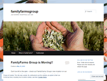 Tablet Screenshot of familyfarmsgroup.wordpress.com