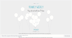 Desktop Screenshot of franklyweeklyrecaps.wordpress.com