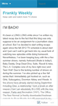 Mobile Screenshot of franklyweeklyrecaps.wordpress.com