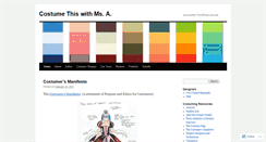 Desktop Screenshot of costumethis.wordpress.com