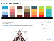 Tablet Screenshot of costumethis.wordpress.com