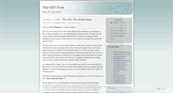 Desktop Screenshot of iiitpost.wordpress.com