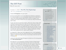 Tablet Screenshot of iiitpost.wordpress.com
