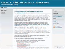 Tablet Screenshot of linuxator.wordpress.com