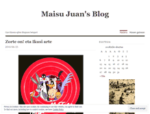 Tablet Screenshot of maisujuan.wordpress.com