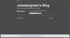 Desktop Screenshot of juliedesignskc.wordpress.com