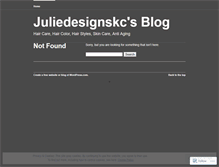 Tablet Screenshot of juliedesignskc.wordpress.com