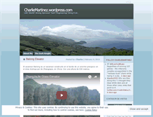 Tablet Screenshot of charliemartinez.wordpress.com
