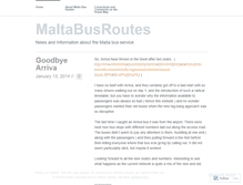 Tablet Screenshot of maltabusroutes.wordpress.com