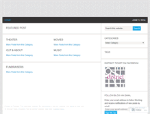 Tablet Screenshot of districtticket.wordpress.com