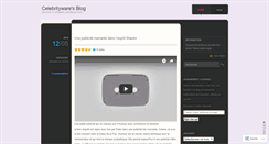 Desktop Screenshot of celebrityware.wordpress.com