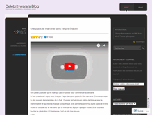 Tablet Screenshot of celebrityware.wordpress.com