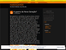 Tablet Screenshot of hardgamer.wordpress.com