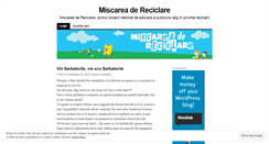 Desktop Screenshot of miscareadereciclare.wordpress.com