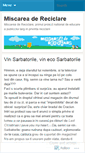 Mobile Screenshot of miscareadereciclare.wordpress.com