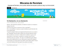 Tablet Screenshot of miscareadereciclare.wordpress.com