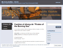 Tablet Screenshot of mardelasantillas.wordpress.com