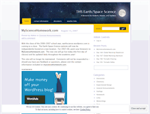 Tablet Screenshot of earthscience.wordpress.com