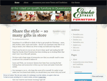 Tablet Screenshot of eurekaqualityfurniture.wordpress.com