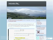 Tablet Screenshot of cardcrusher.wordpress.com