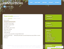 Tablet Screenshot of georgiapianolessons.wordpress.com