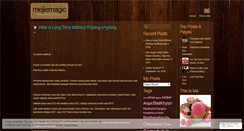 Desktop Screenshot of mejiemagic.wordpress.com