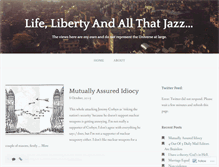 Tablet Screenshot of lifelibertyandallthatjazz.wordpress.com