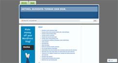 Desktop Screenshot of budidayaternak.wordpress.com