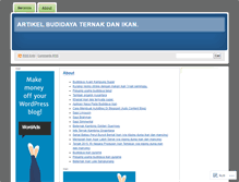 Tablet Screenshot of budidayaternak.wordpress.com