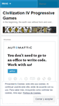 Mobile Screenshot of progressivegames.wordpress.com